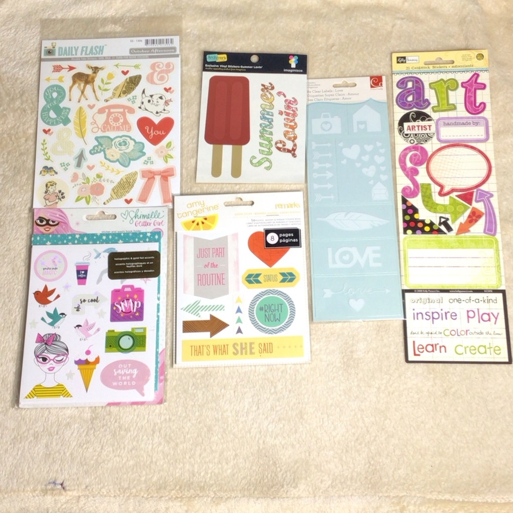 Colorful Sticker Set for Creative Projects